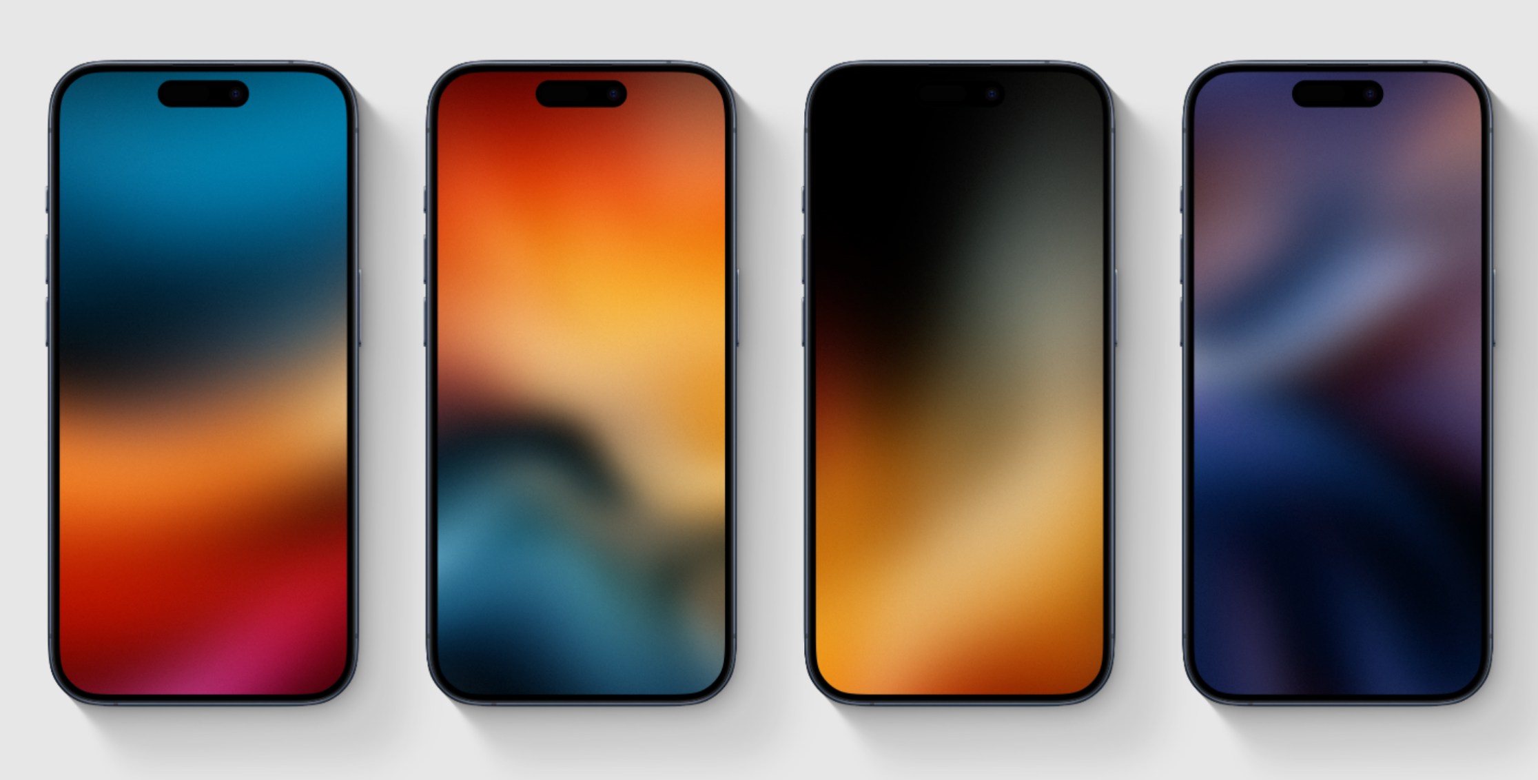 Autumn gradient wallpapers for iPhone