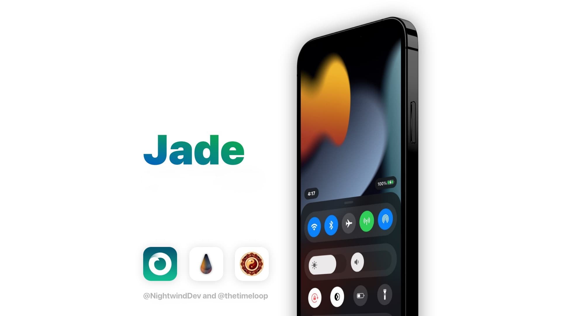 Jade is an entirely re-imagined Control Center experience for jailbroken devices