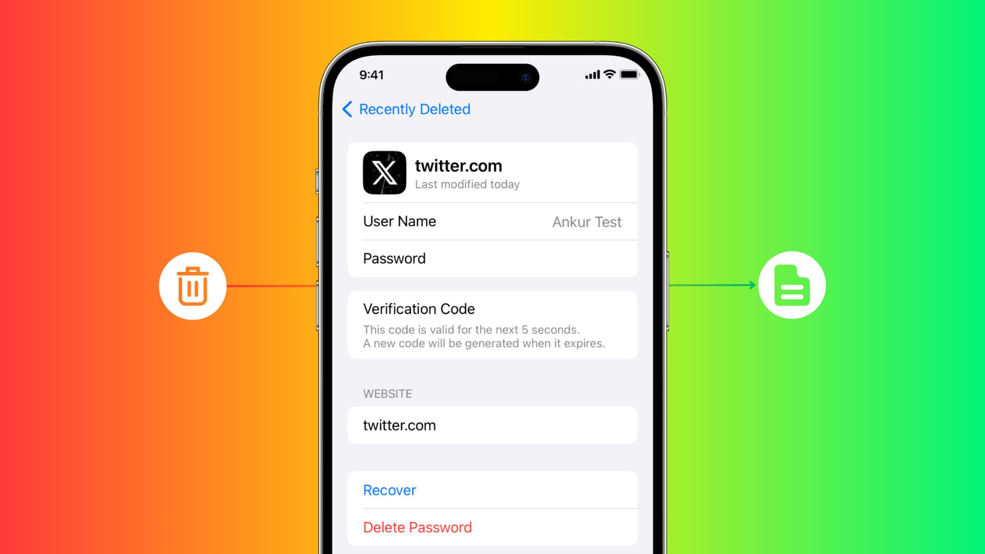 How to recover deleted passwords and 2FA codes on iPhone, iPad, and Mac