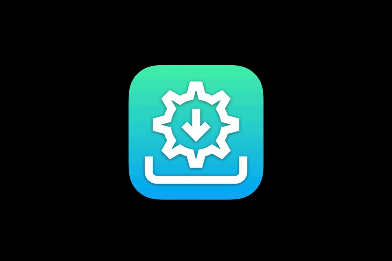 Sideloadly app icon against a black background.
