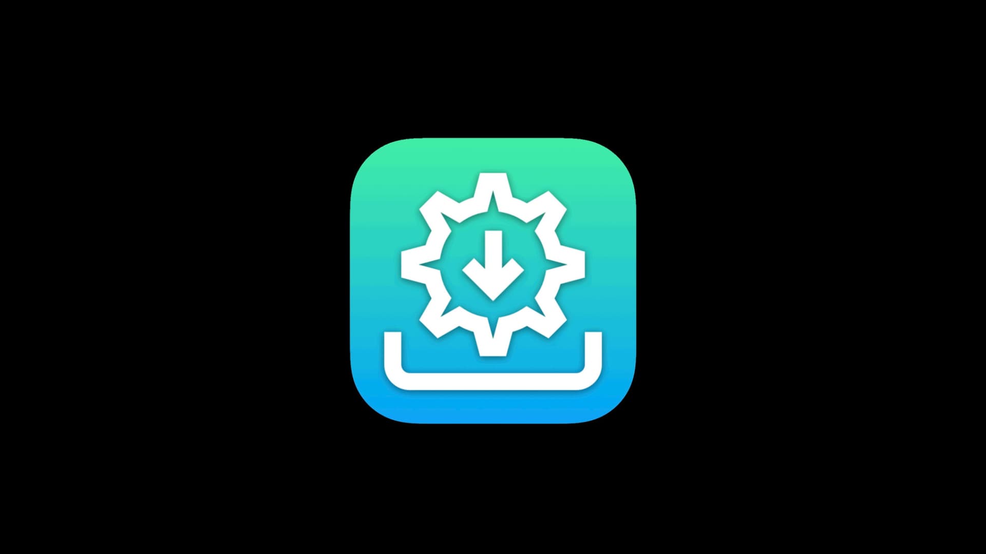 Sideloadly app icon against a black background.