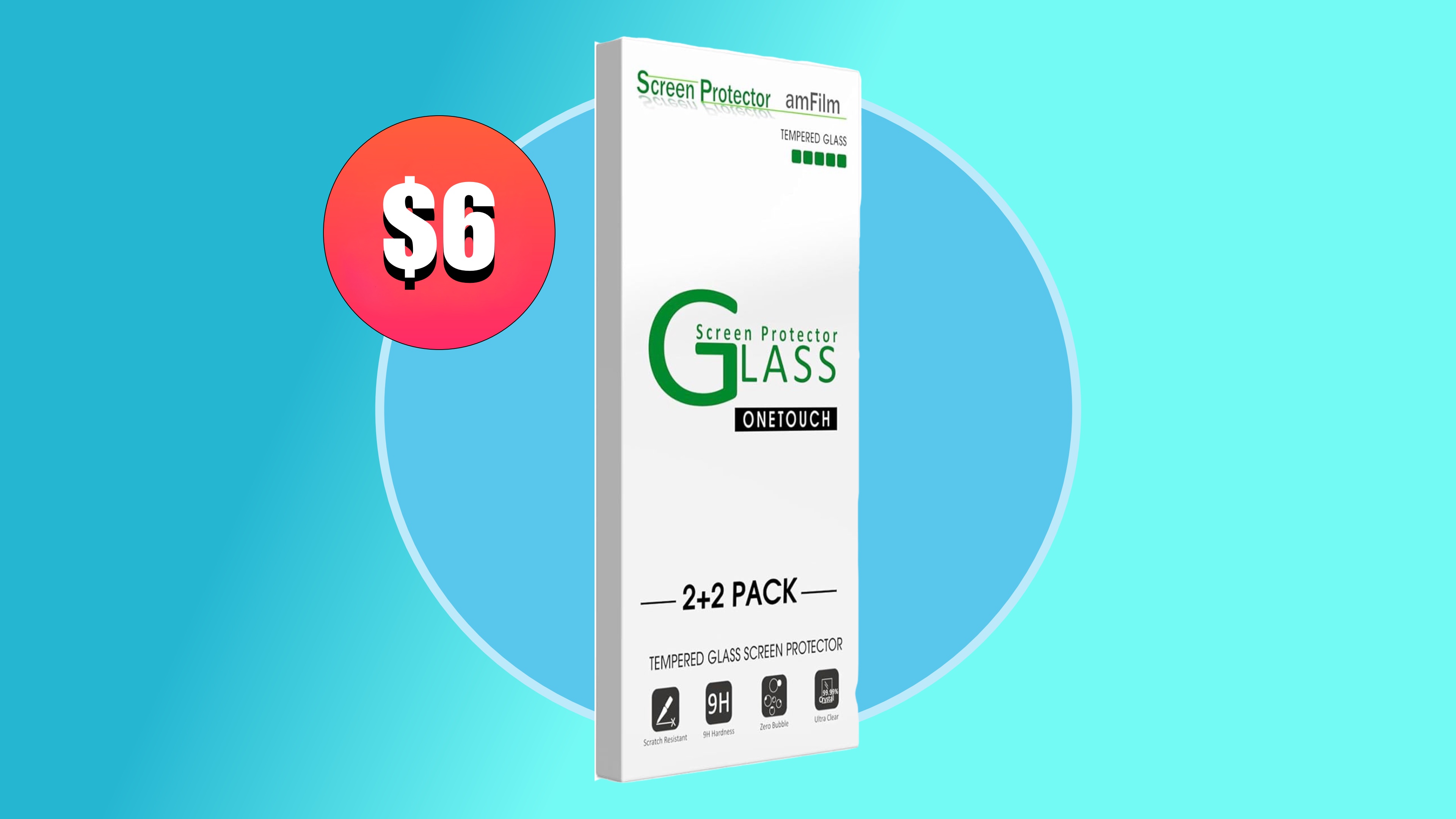 Get two iPhone 15 tempered glass screen protectors for just $6