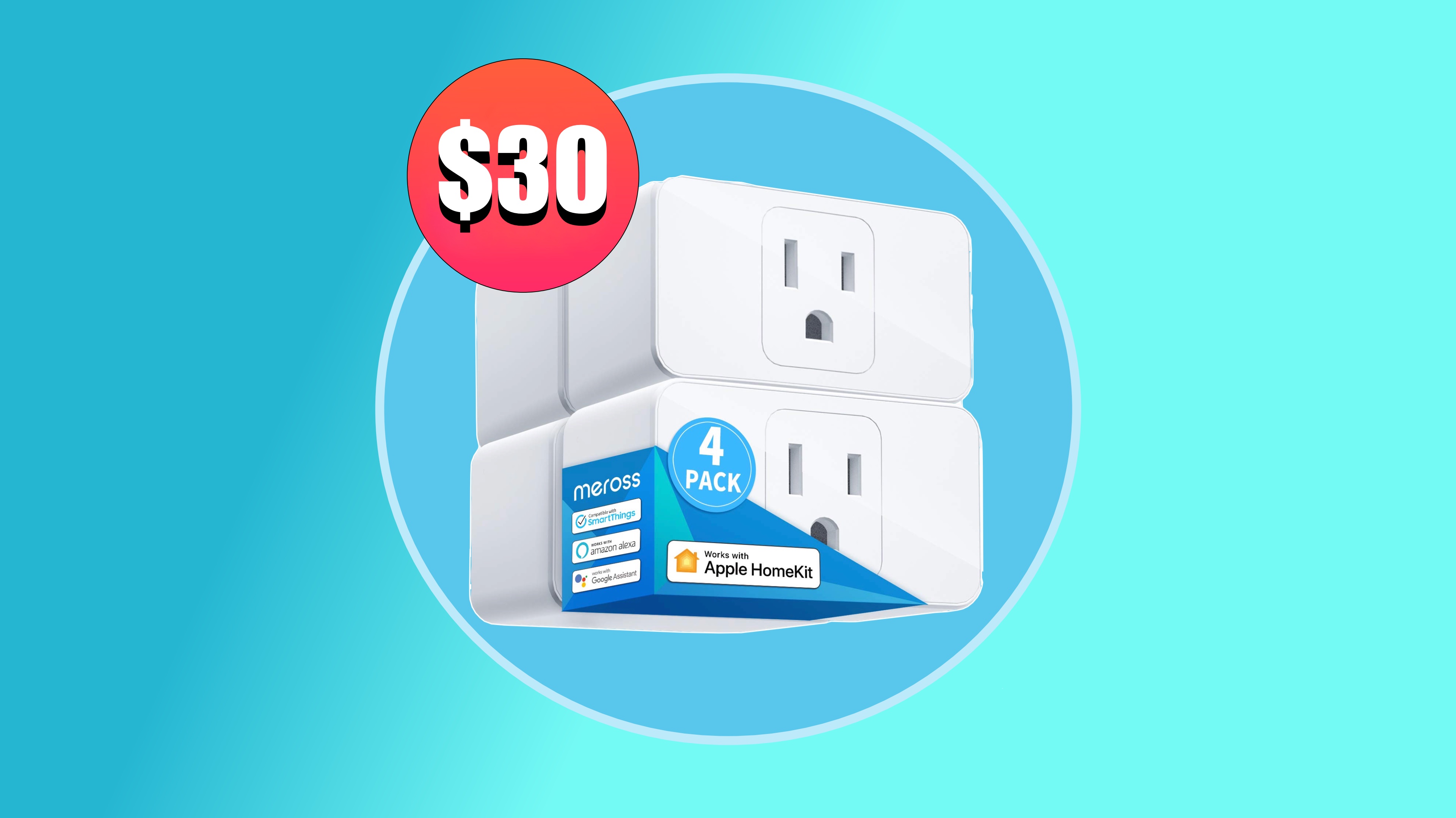Get this 4-pack of HomeKit smart plugs for just $30