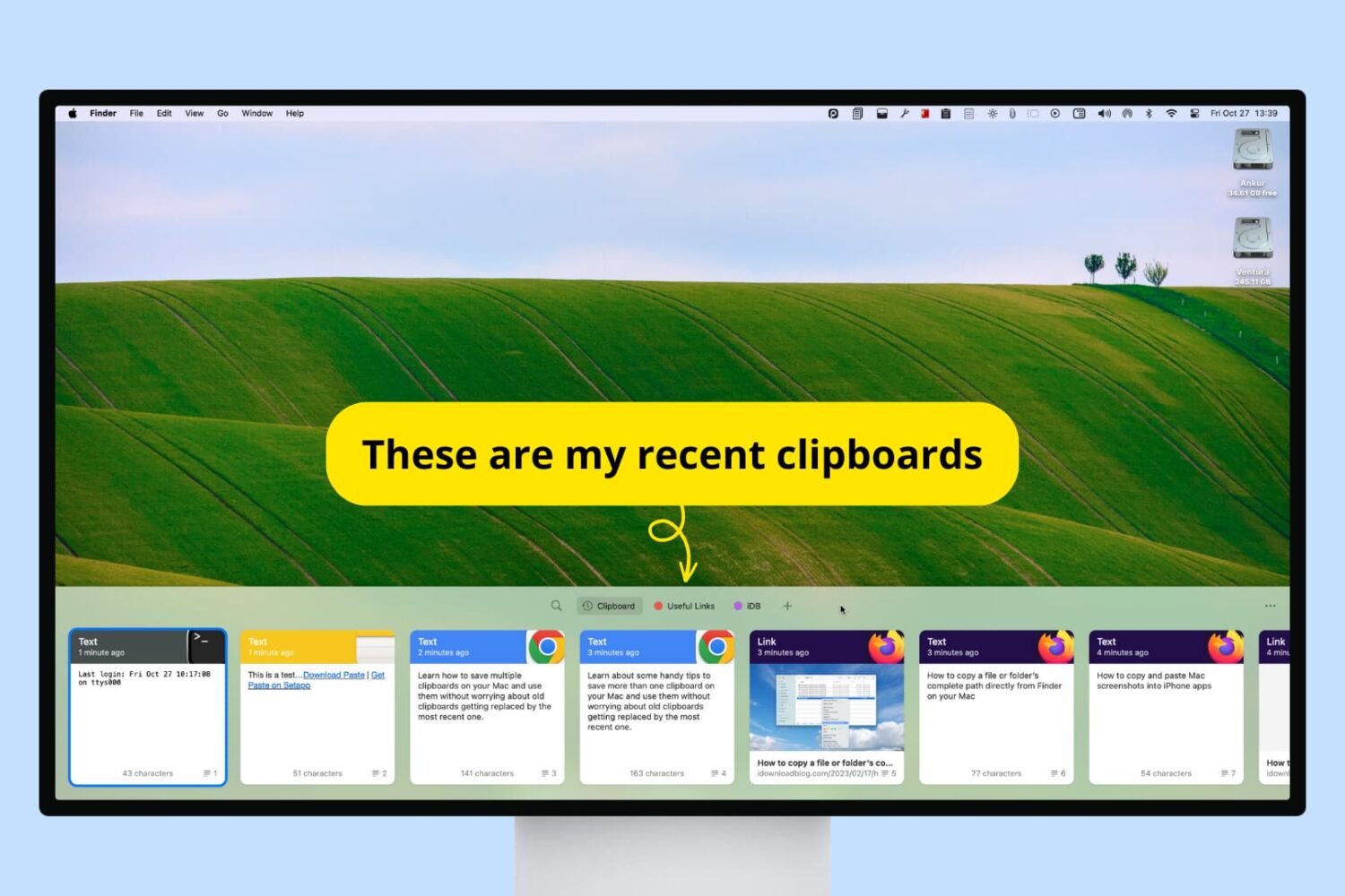 Accessing long clipboard history on Mac