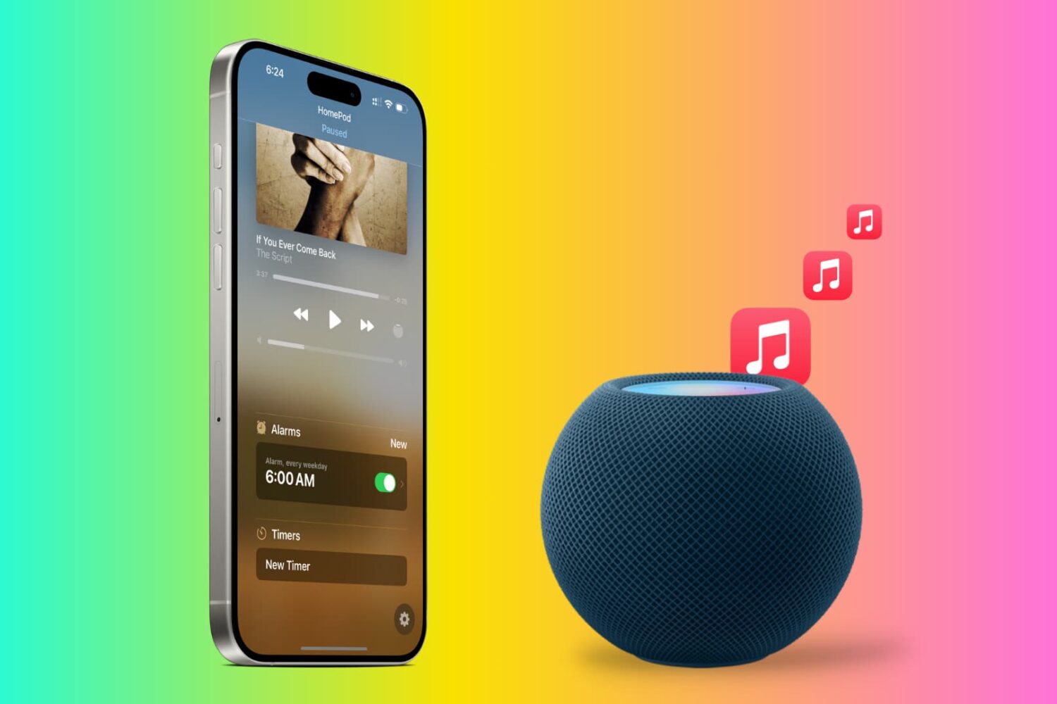 Apple Music song for HomePod alarm sound