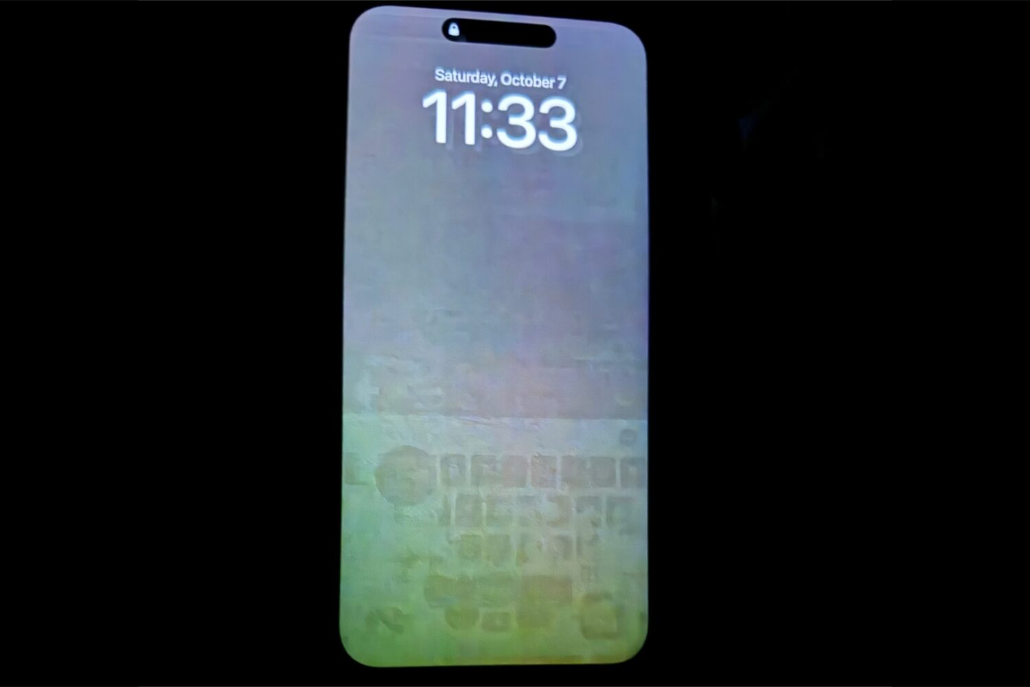 Burn-in on the iPhone's OLED screen