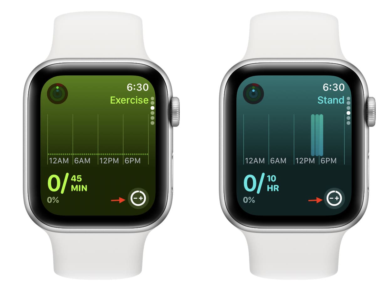 Change Exercise and Stand Goals on Apple Watch
