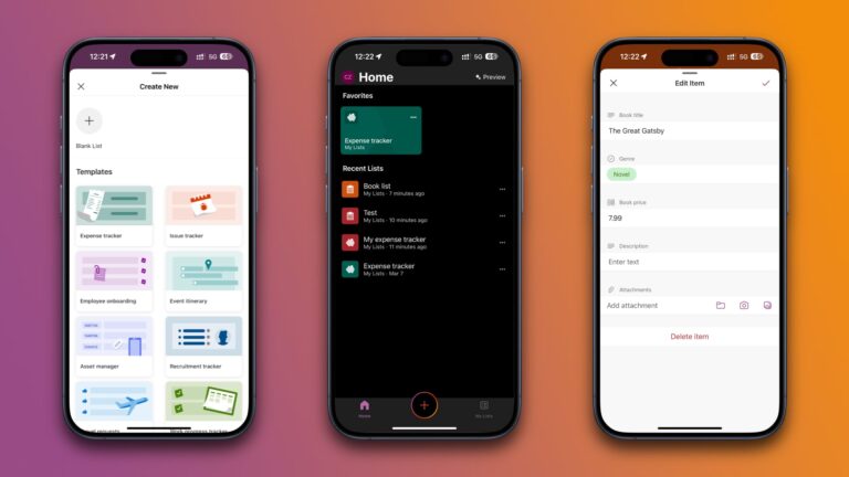 Microsoft Lists launches free preview with mobile and web apps