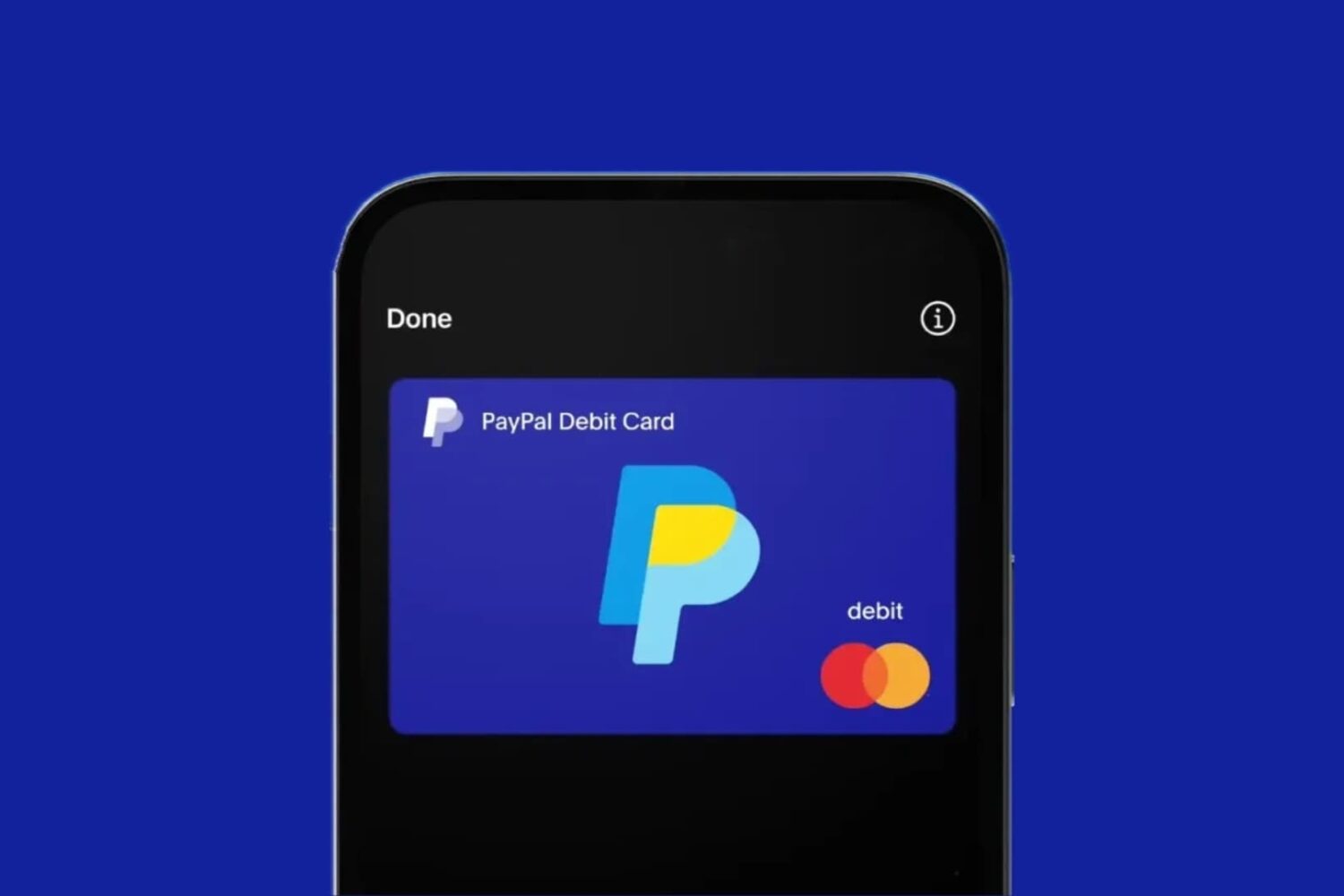 Apple Wallet with PayPal debit card.