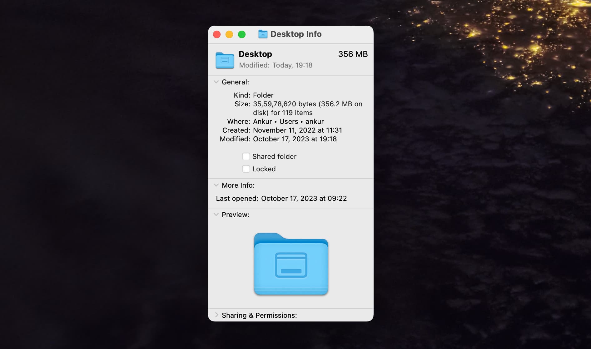 See total desktop size on Mac