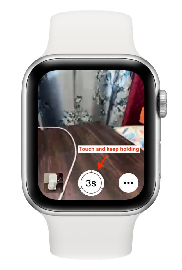 Take video on iPhone using Apple Watch
