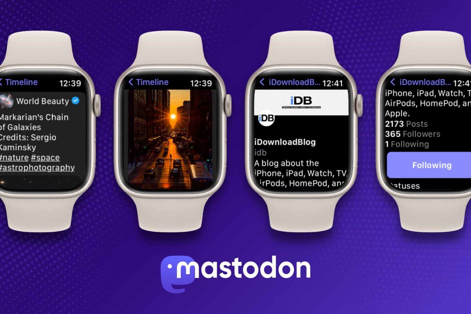 Using Mastodon on Apple Watch