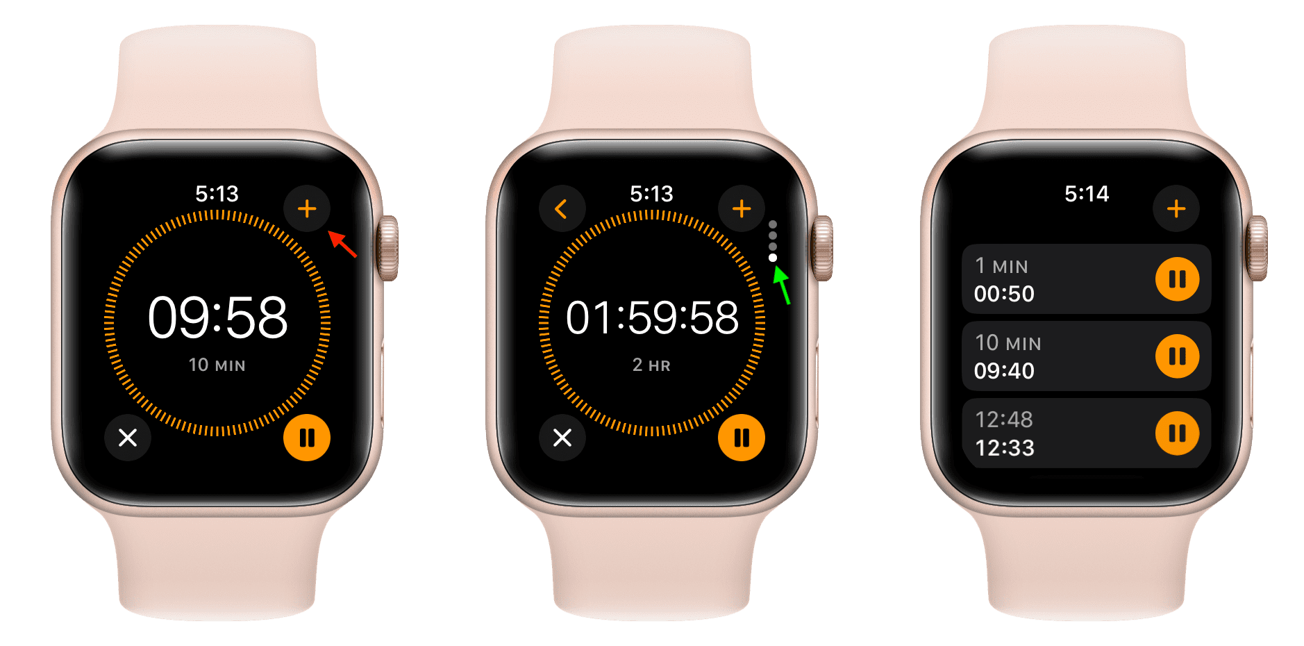 Using Multiple Timers on Apple Watch