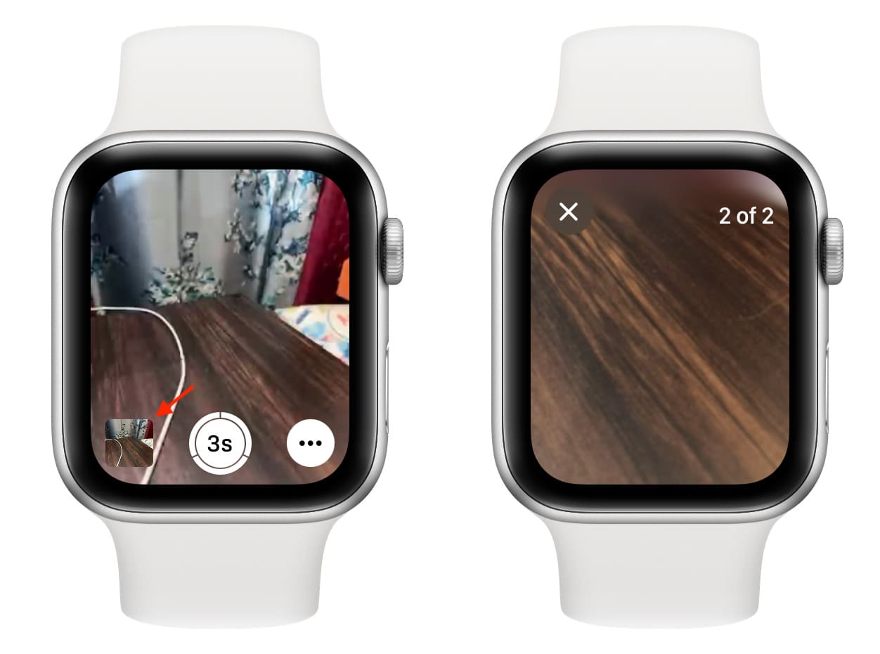 View and zoom photos on Apple Watch Camera Remote app