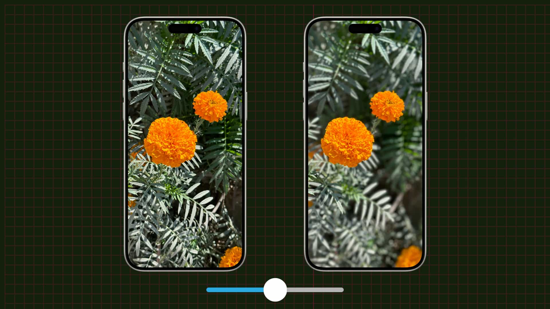 How to adjust the background blur of a photo on iPhone