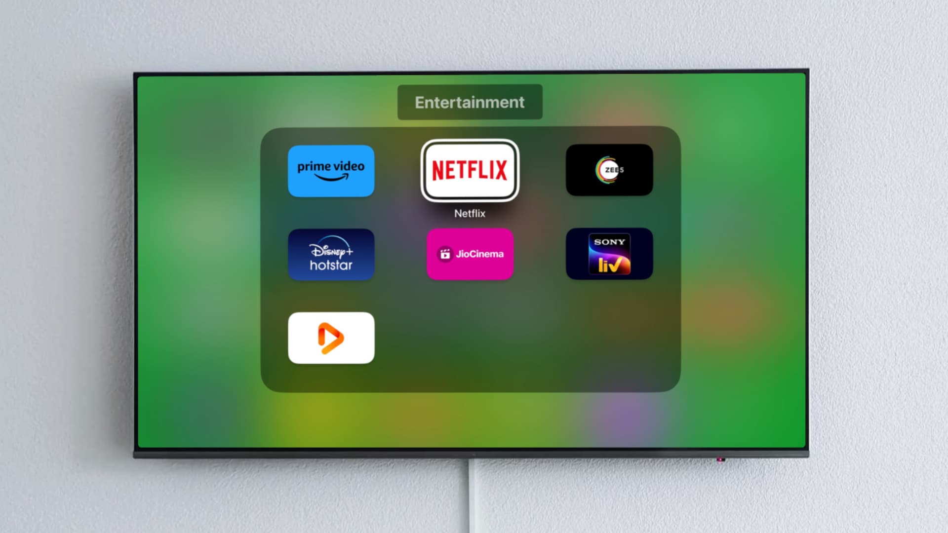 App folder on Apple TV