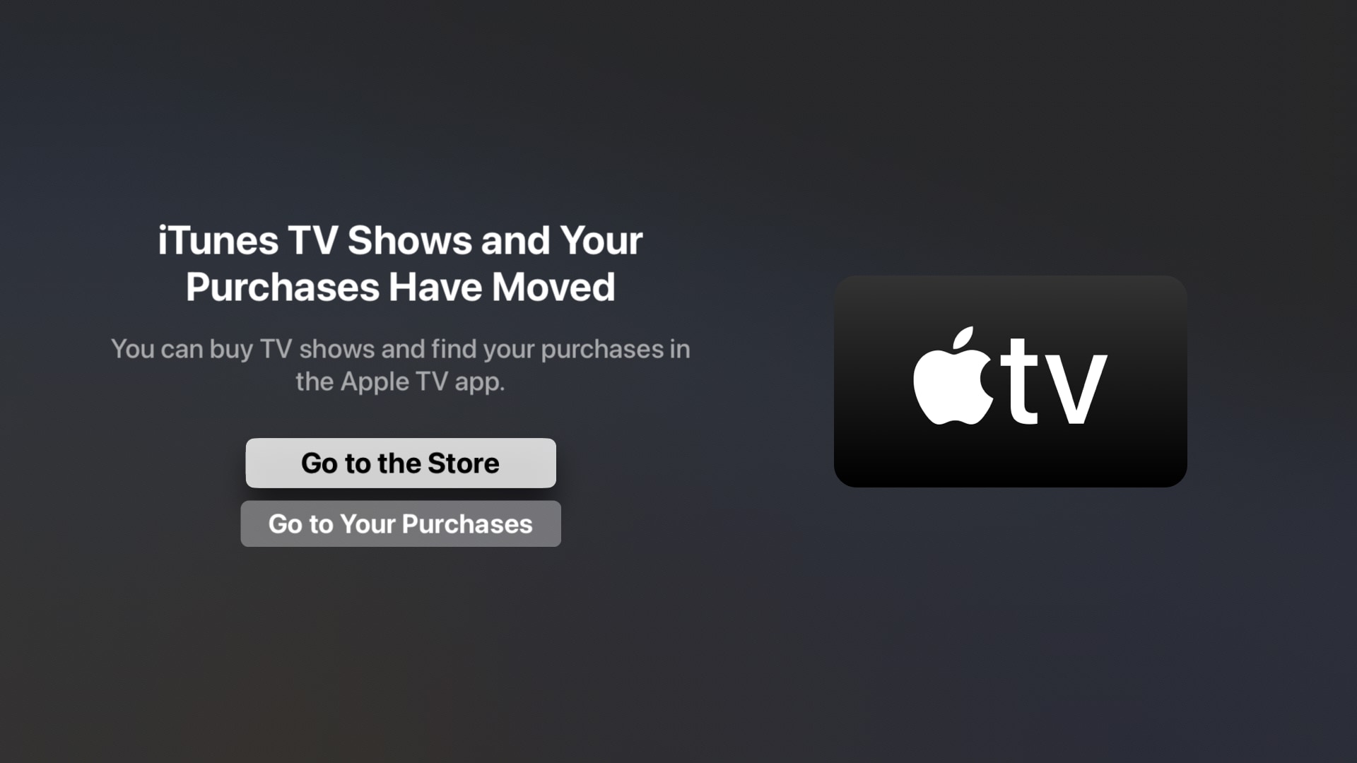 tvOS 17.2 nixes the standalone iTunes Movies and TV Shows apps; your iTunes Store rentals and purchases still available