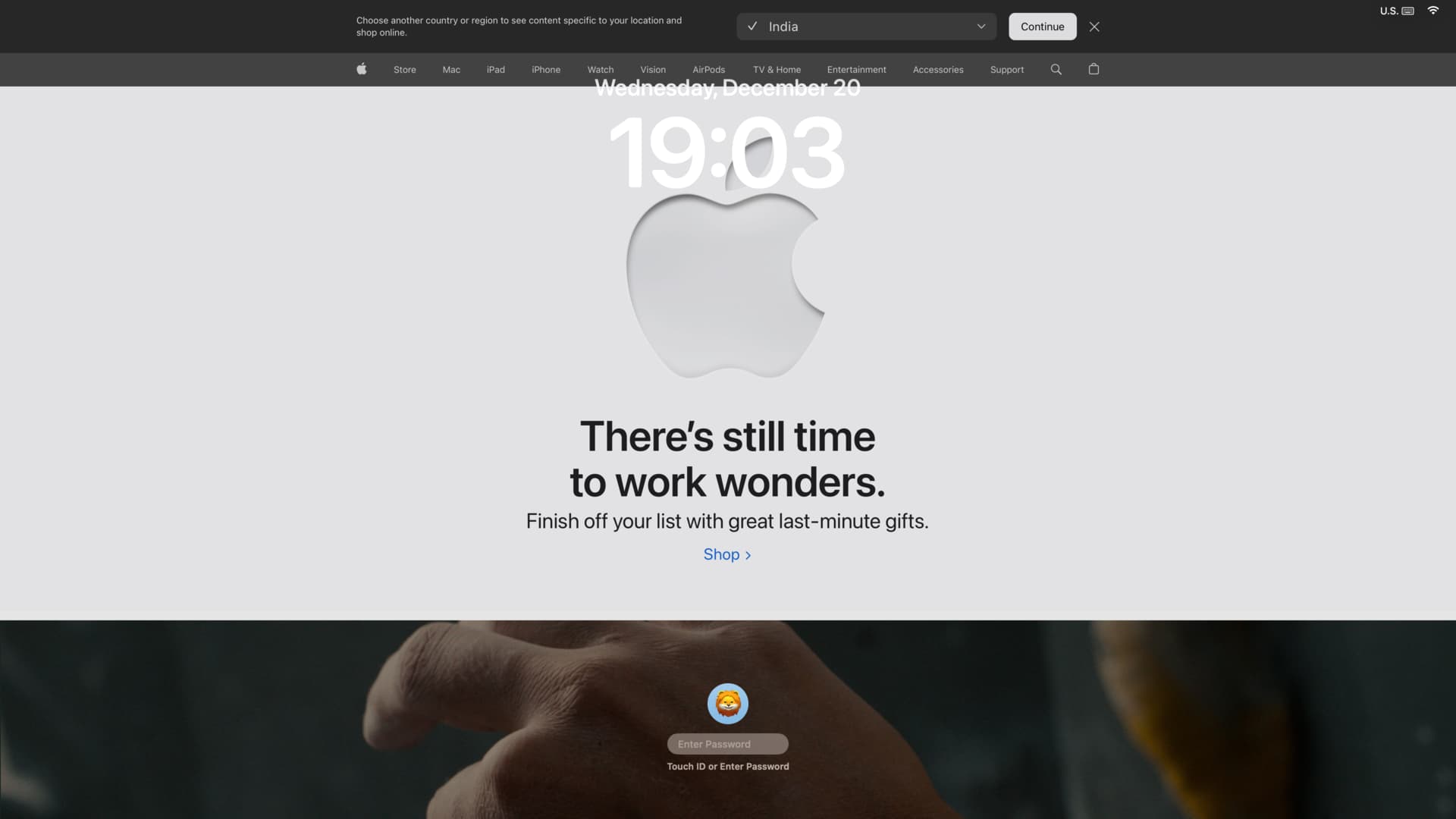 Apple website as Mac Screen Saver