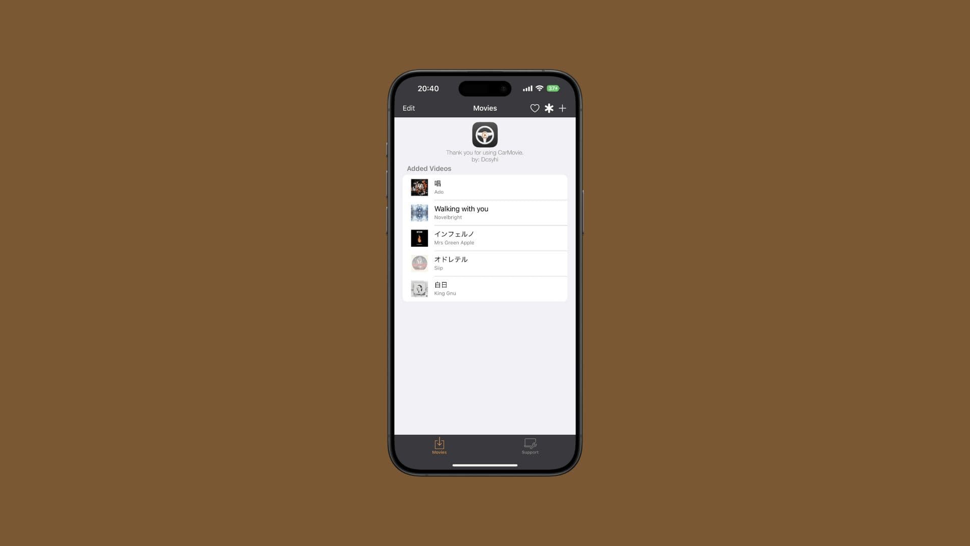 CarMovie app for TrollStore unlocks video playback capabilities via CarPlay