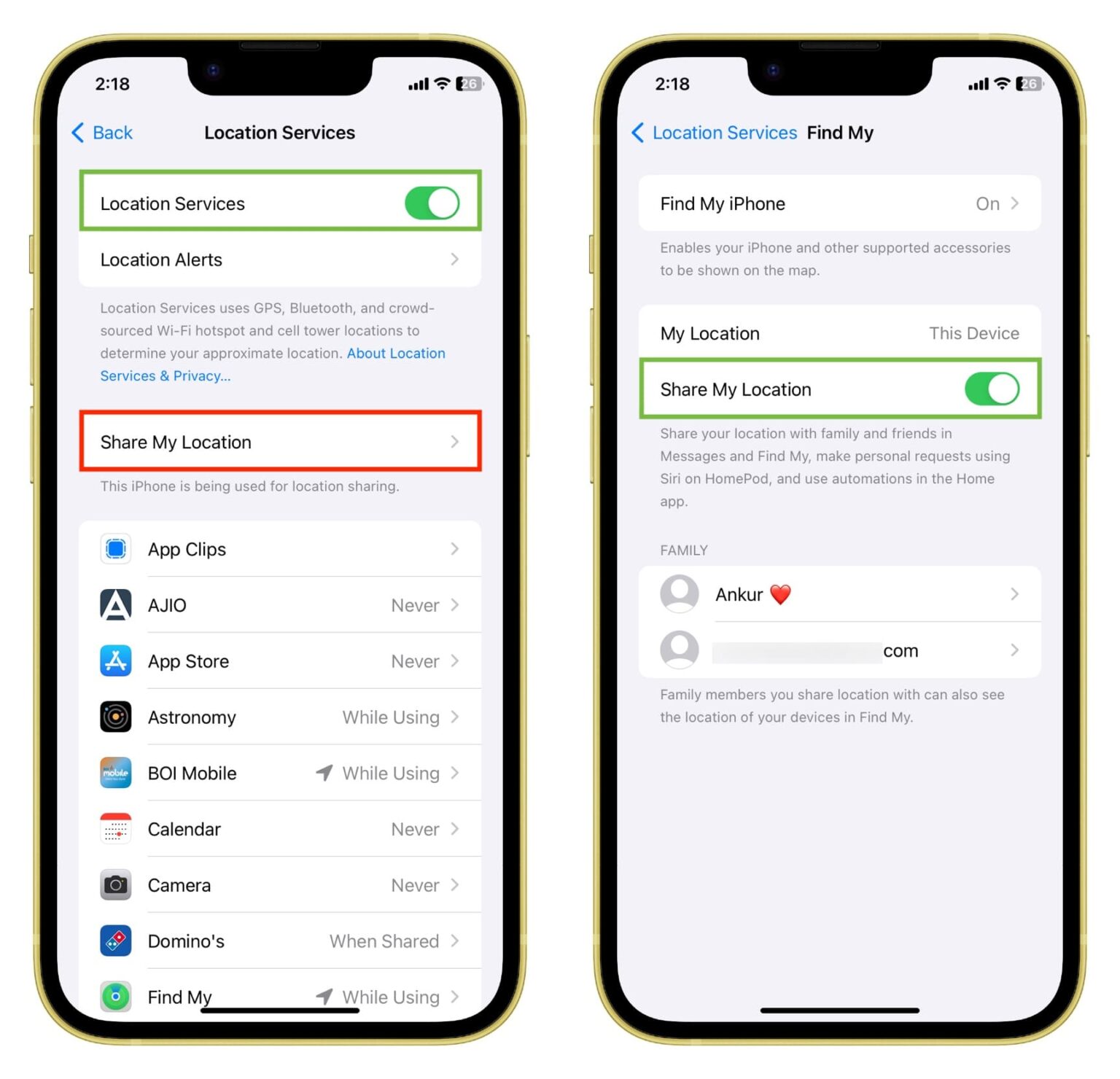 How to see location of family and friends at all times on iPhone