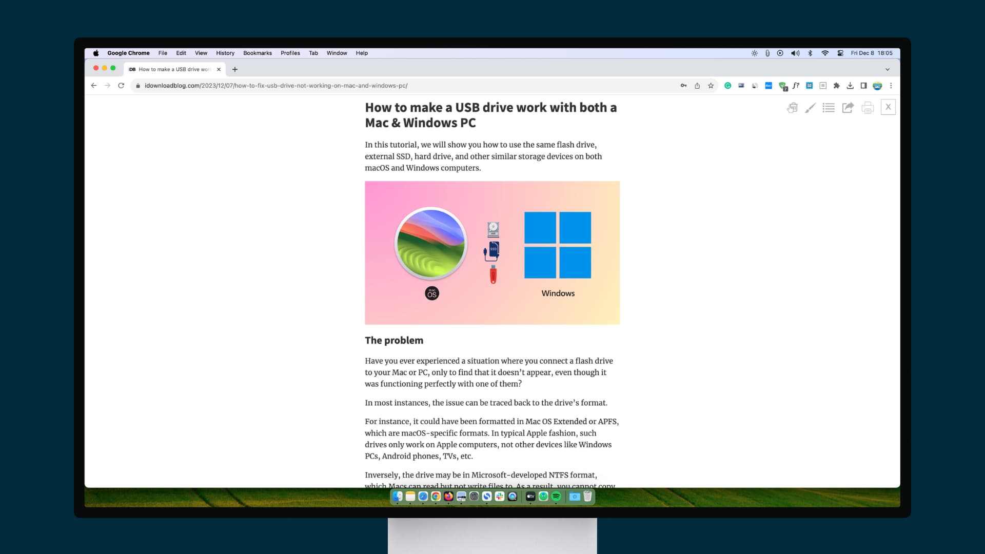Reader Mode in Chrome on Mac