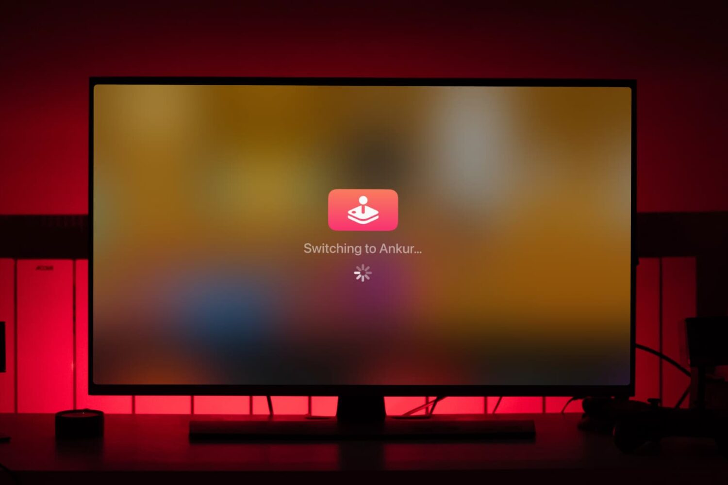 Switching users in Apple Arcade on Apple TV