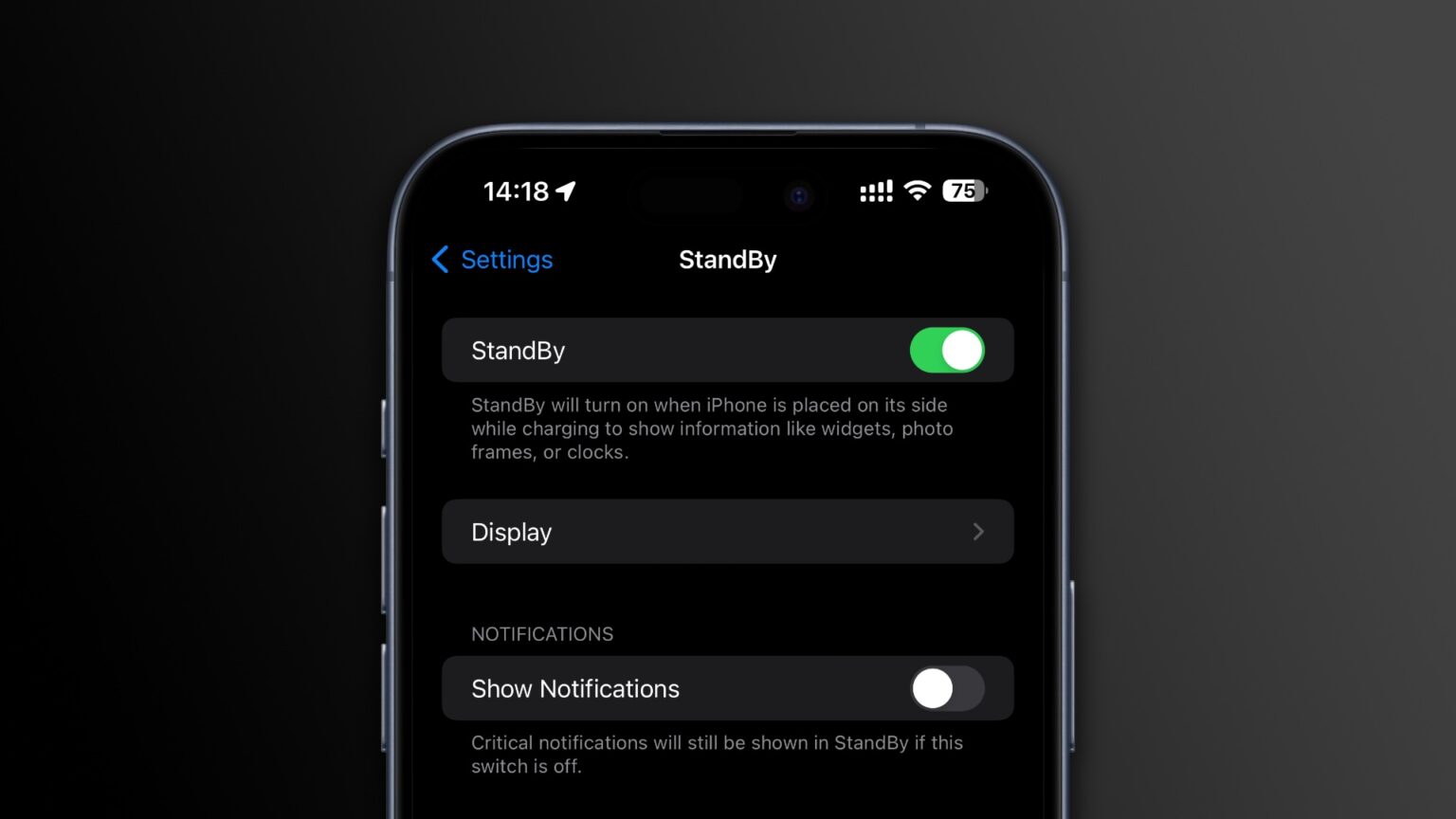 Notification Privacy Display How to make iPhone notifications more private during StandBy