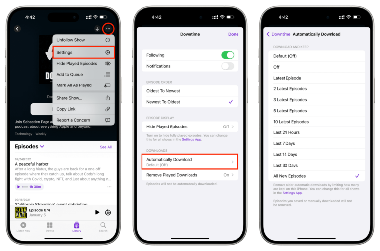 How to automatically download podcasts on iPhone or iPad