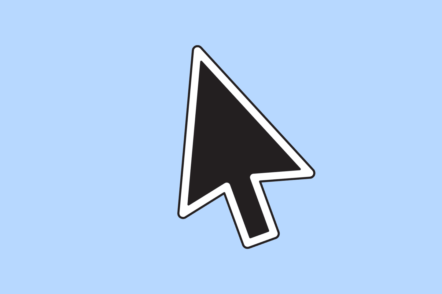 Big mouse pointer icon