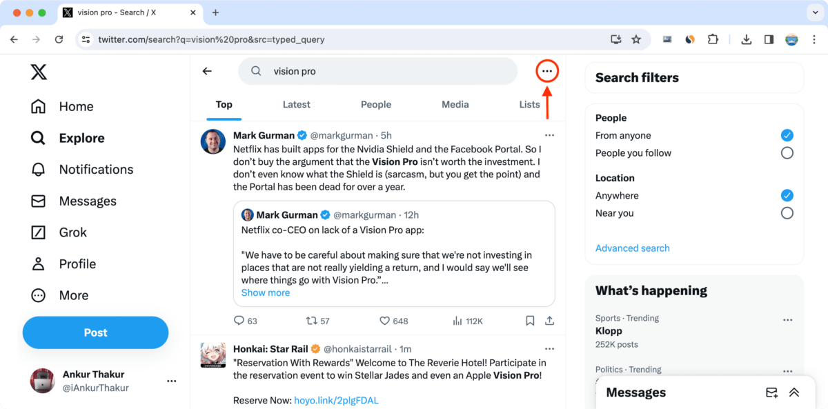 How to use safe search options on X (Twitter)