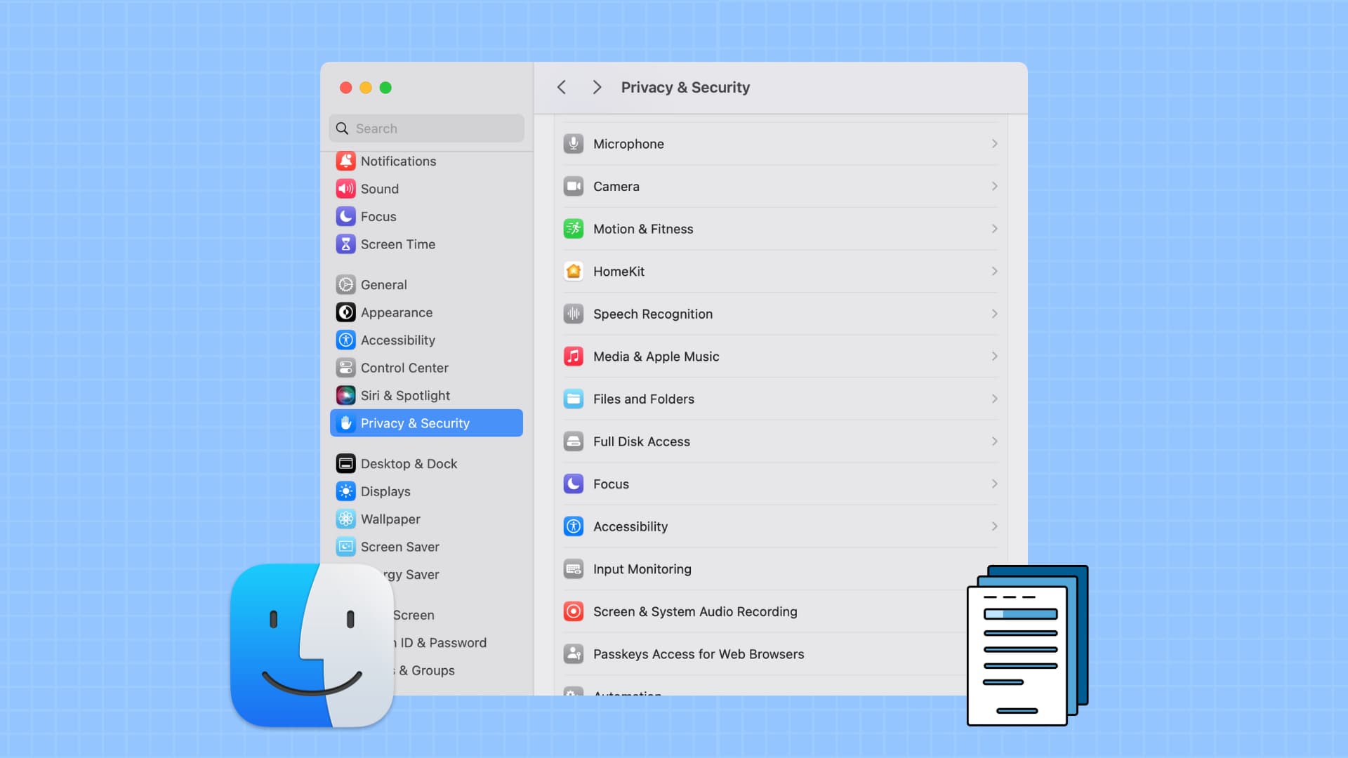 How to stop specific Mac apps from accessing your files in Finder
