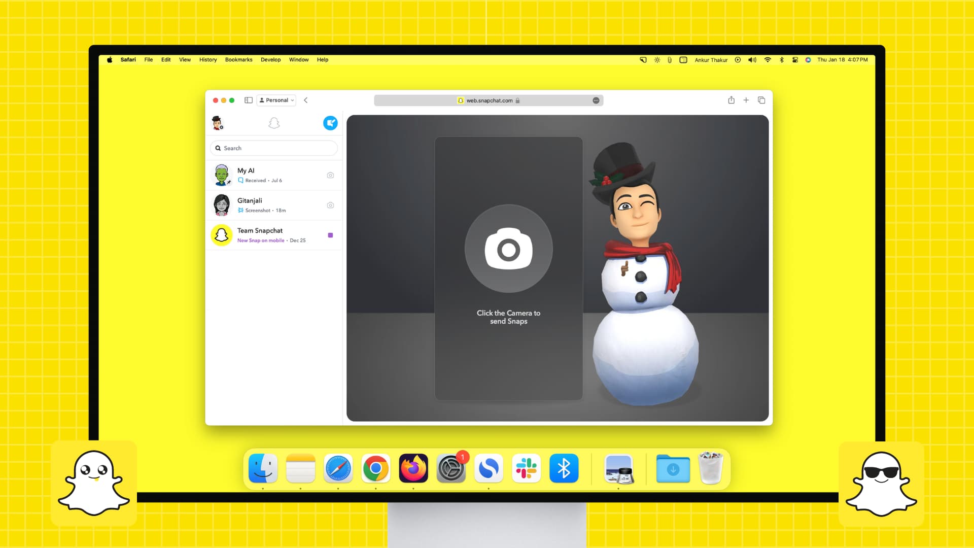 How to use Snapchat on your Mac or Windows PC