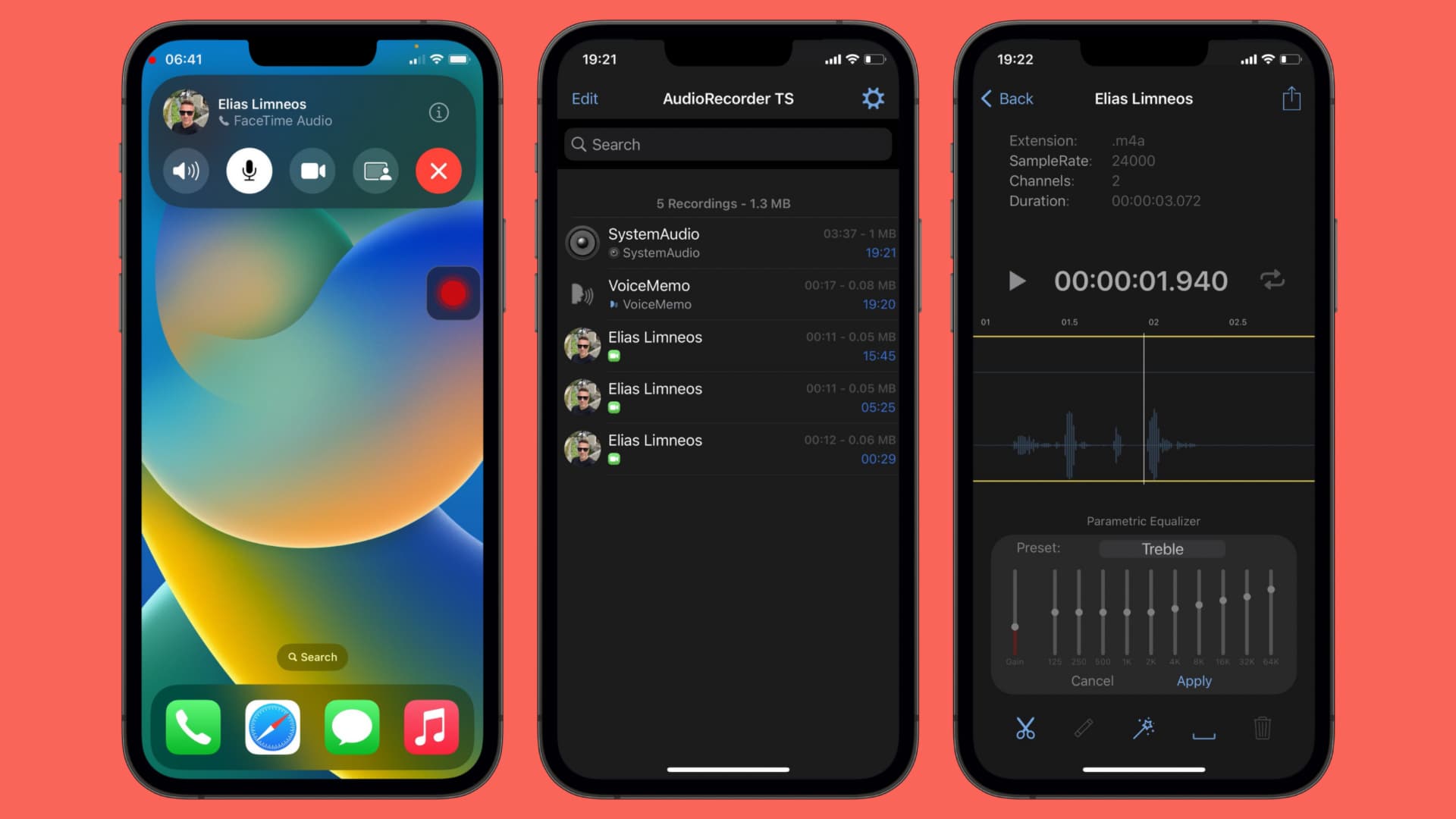 Limneos launches AudioRecorder TS, a TrollStore-based phone & FaceTime call audio recorder