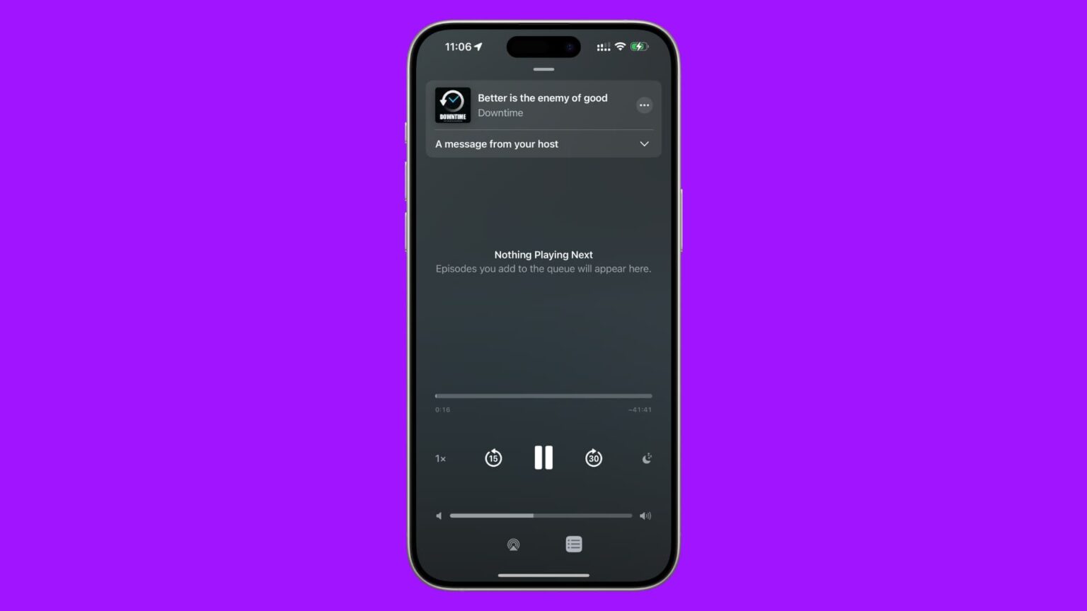 How to stop Apple Podcasts from auto-playing the next episode