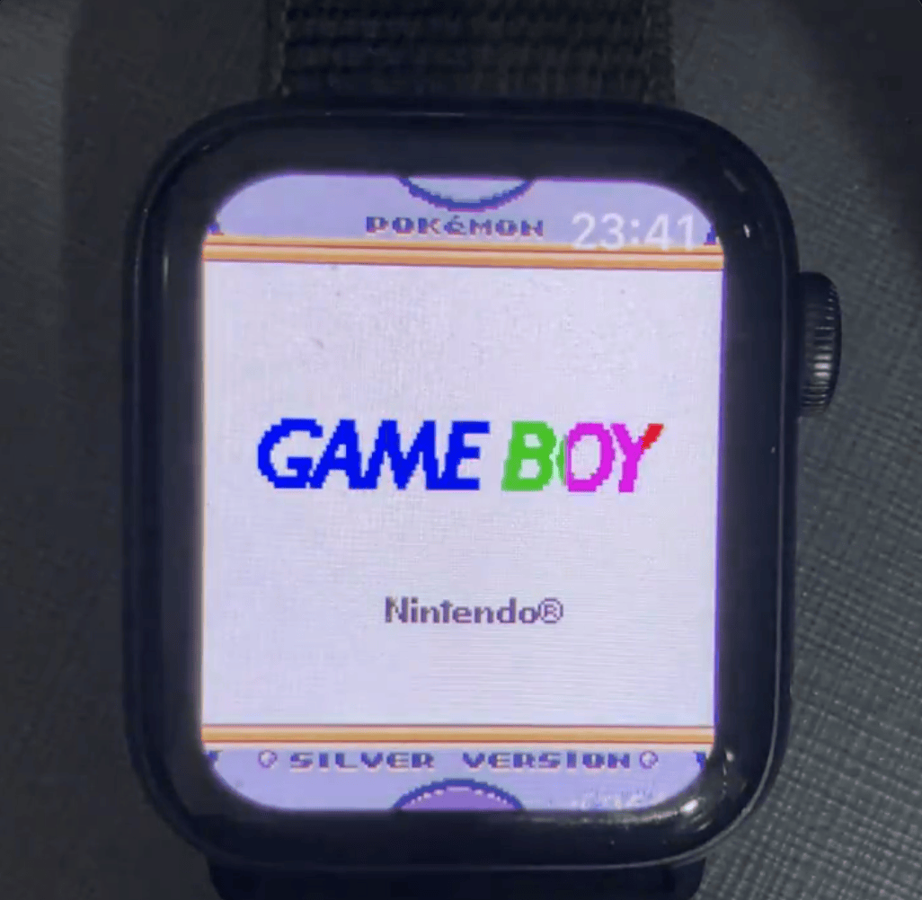 GameBoy app running on Apple Watch via CoreTrust bug.