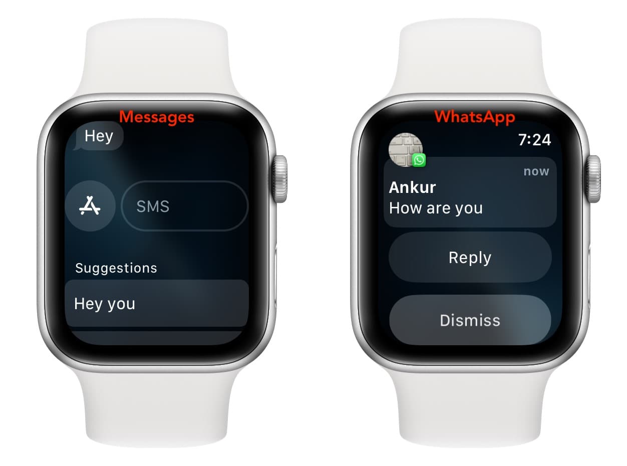 Respond to a notification on Apple Watch