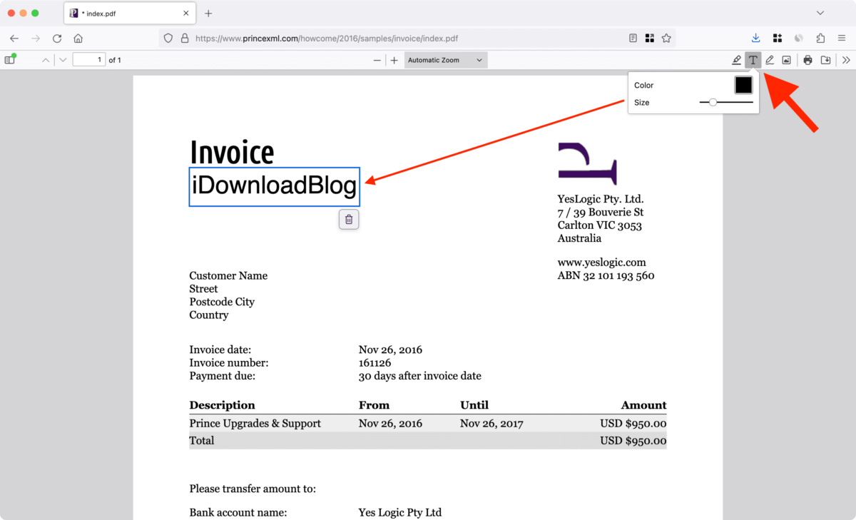 How to edit a PDF in Firefox on Mac or PC