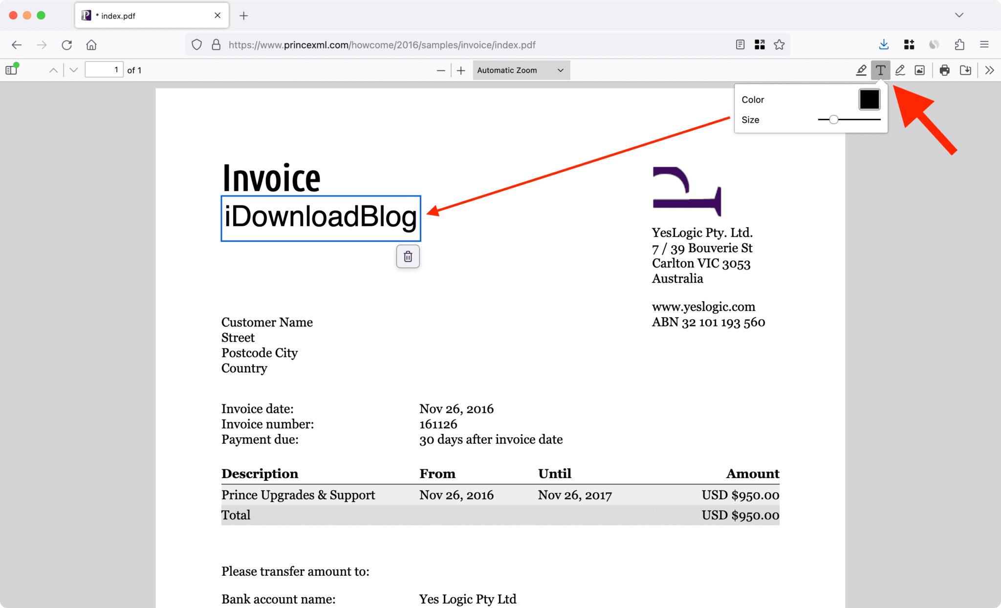 How to edit a PDF in Firefox on Mac or PC