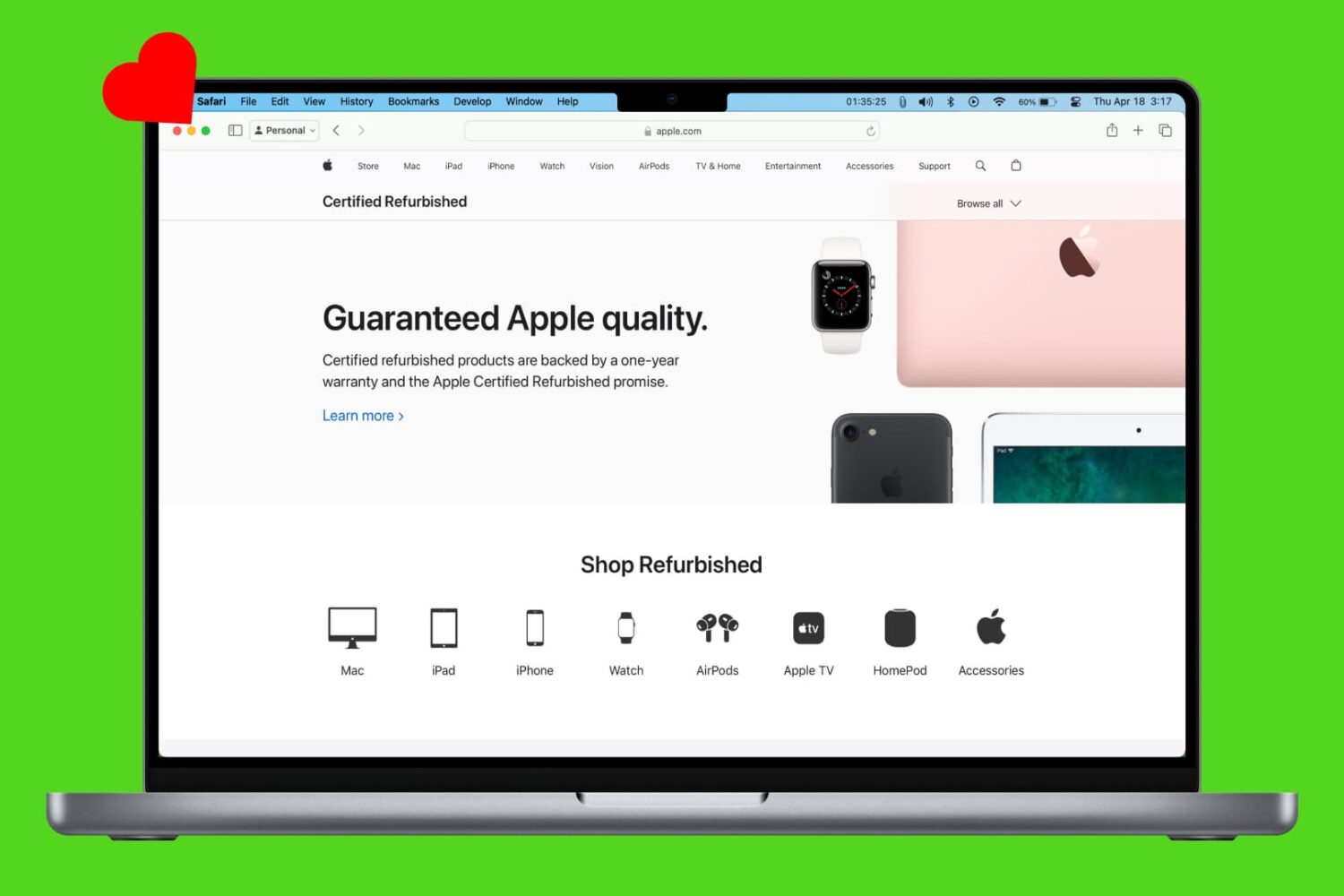Apple Certified Refurbished store