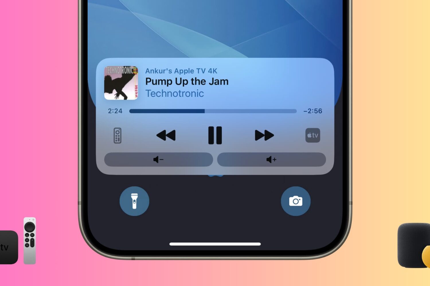 Control what's playing on Apple TV and HomePod using your iPhone