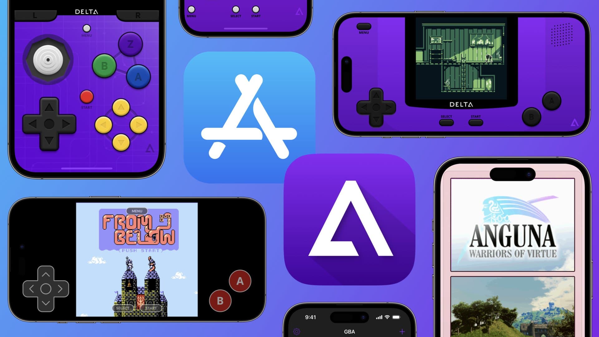 How to load game ROMs in the Delta emulator app for iPhone