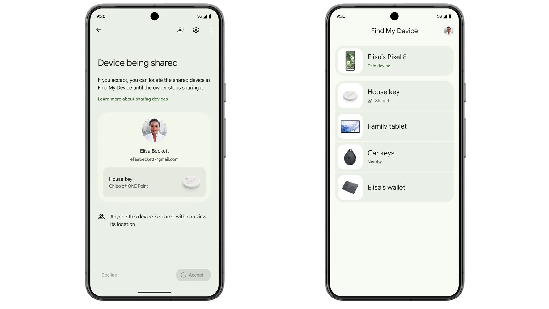 Google’s Find My Device network supports tracking alerts on iOS and Android