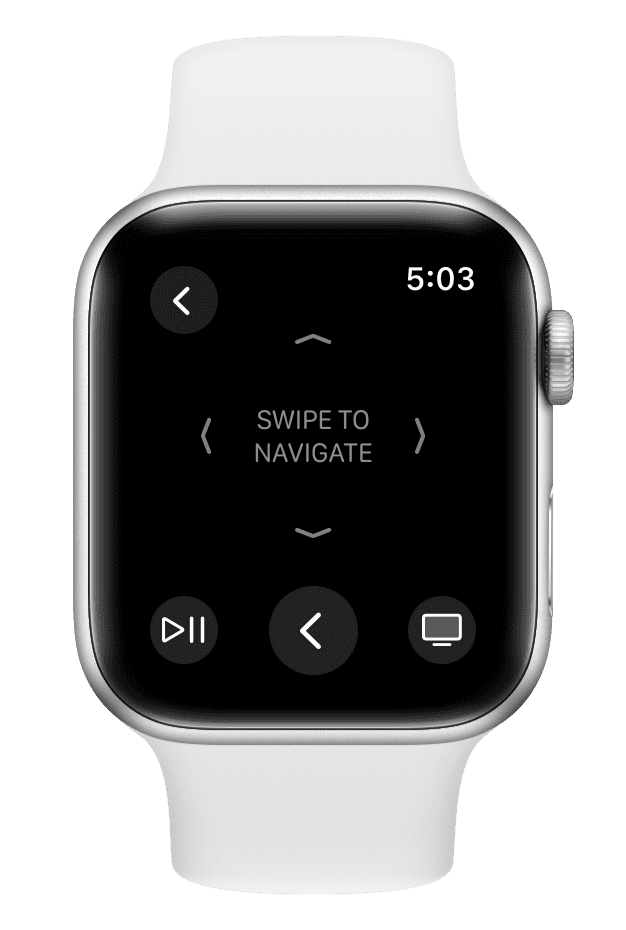Remote for TV on Apple Watch