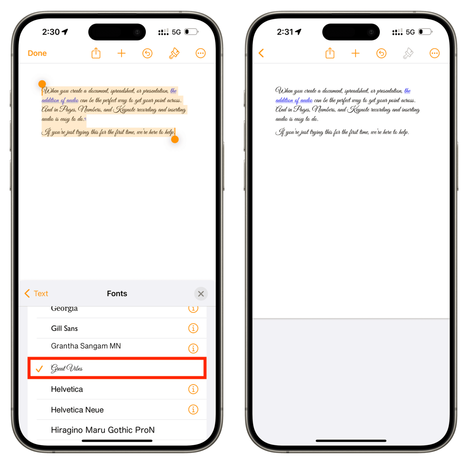 How to install and use custom fonts on iPhone or iPad