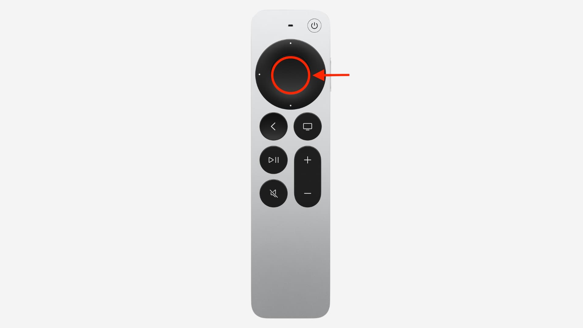 Touch Surface of Apple TV Siri Remote