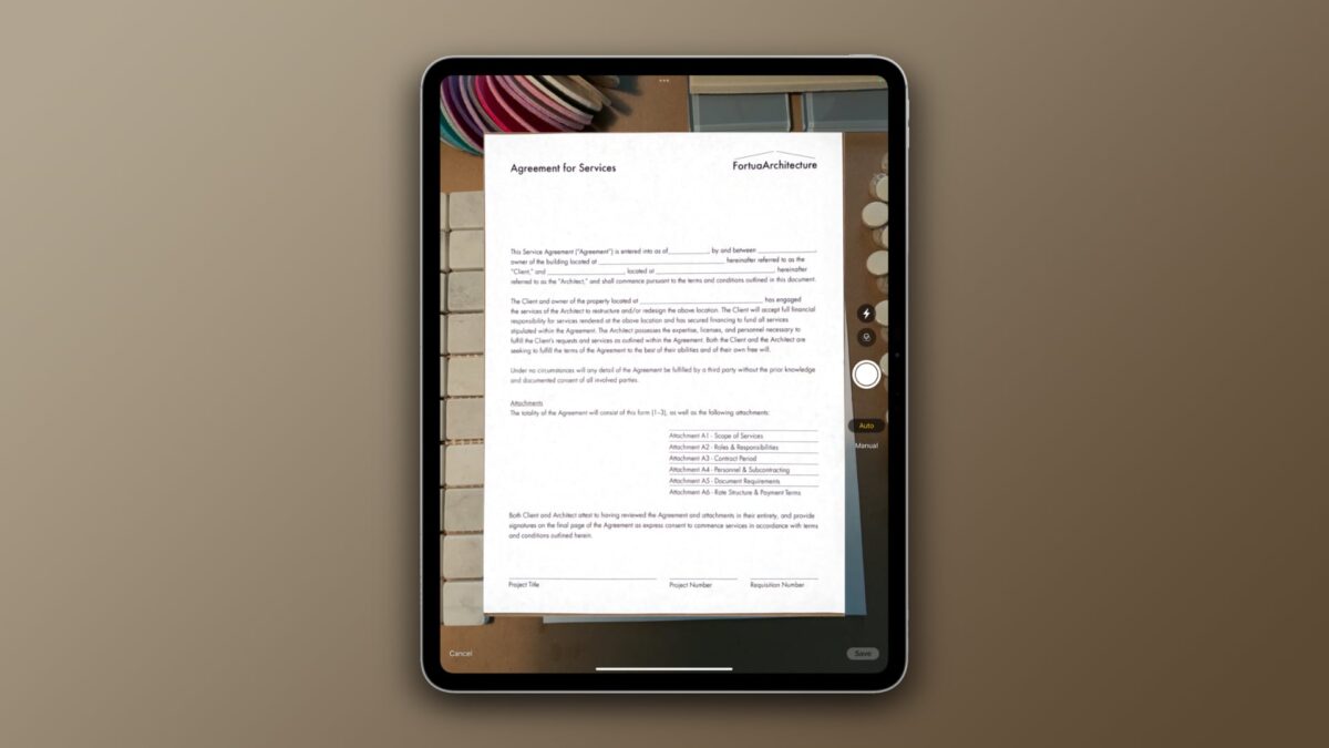 Latest iPads to get Apple's AI document scanner via special update