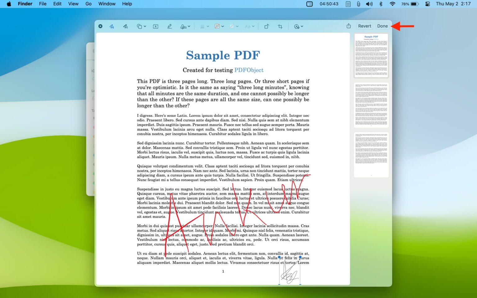 How to annotate image and PDF on Mac using iPhone or iPad