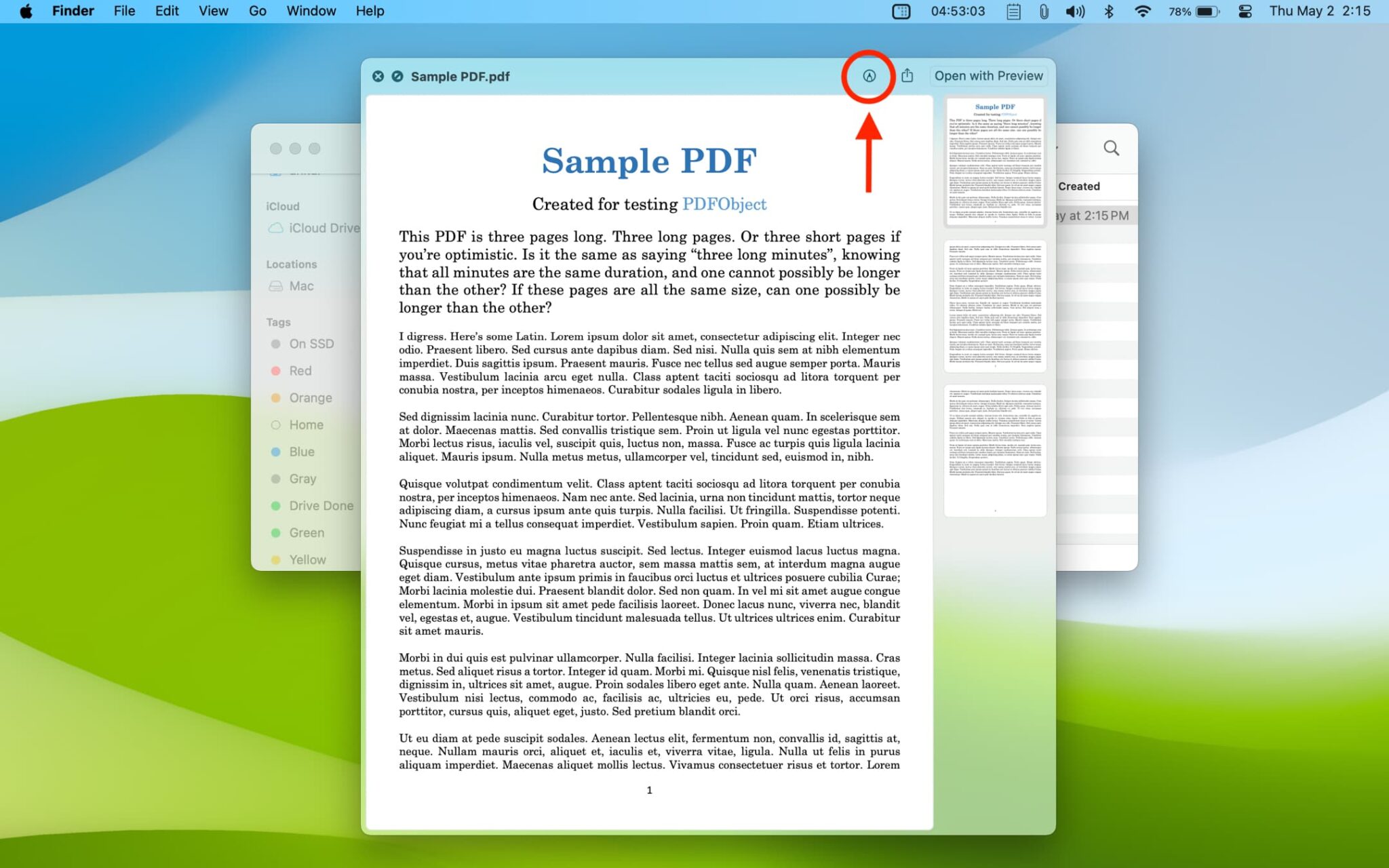 How to annotate image and PDF on Mac using iPhone or iPad