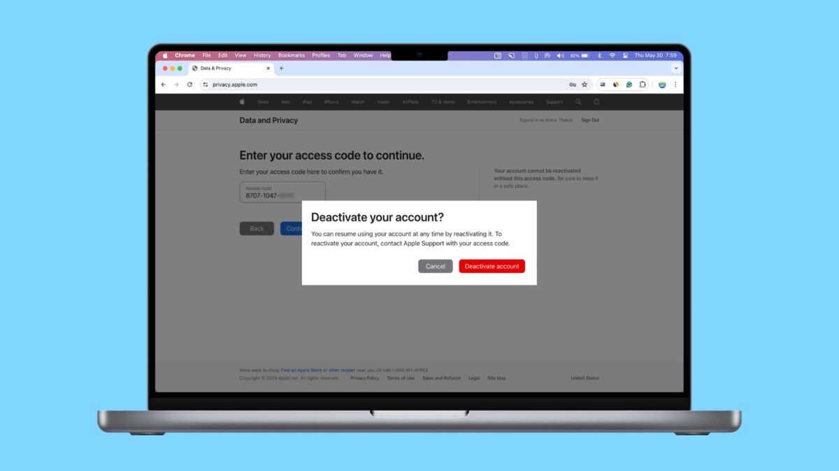 How to temporarily deactivate your Apple ID (and reactivate it)