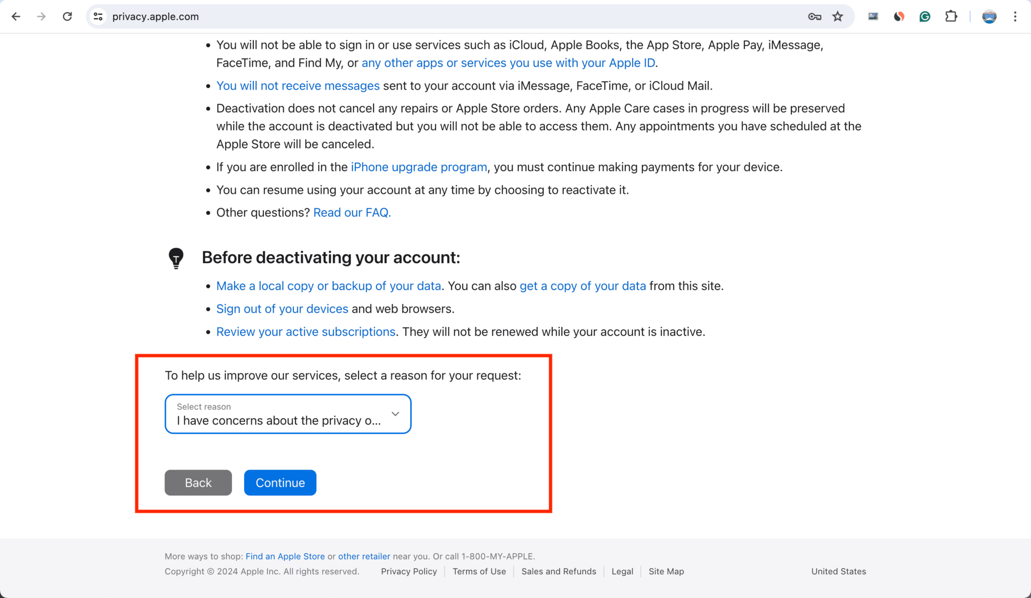 How to temporarily deactivate your Apple ID (and reactivate it)